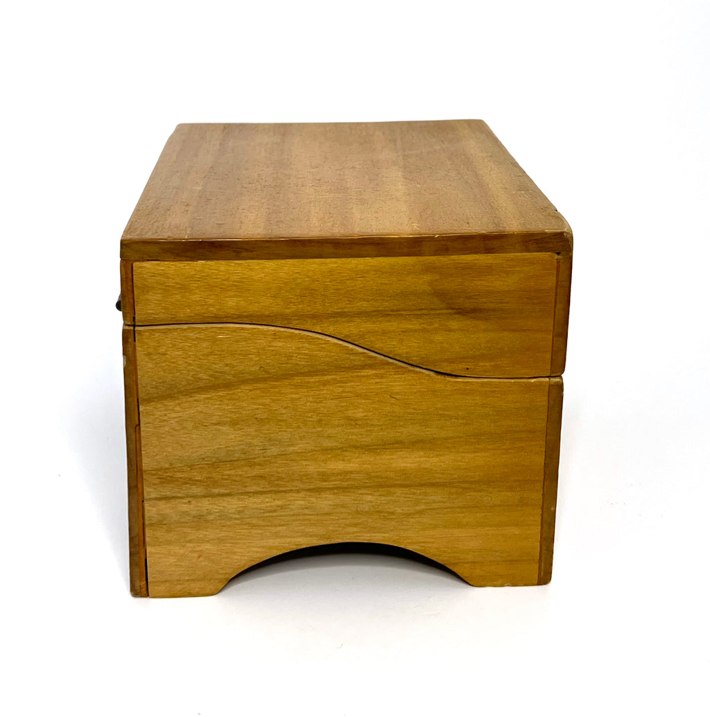 Vintage Recipe Box with Dividers - Personalization Available