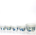 Porcelain Floral Stem Holders | Nesting Flower Frog Set (5 Pieces)
