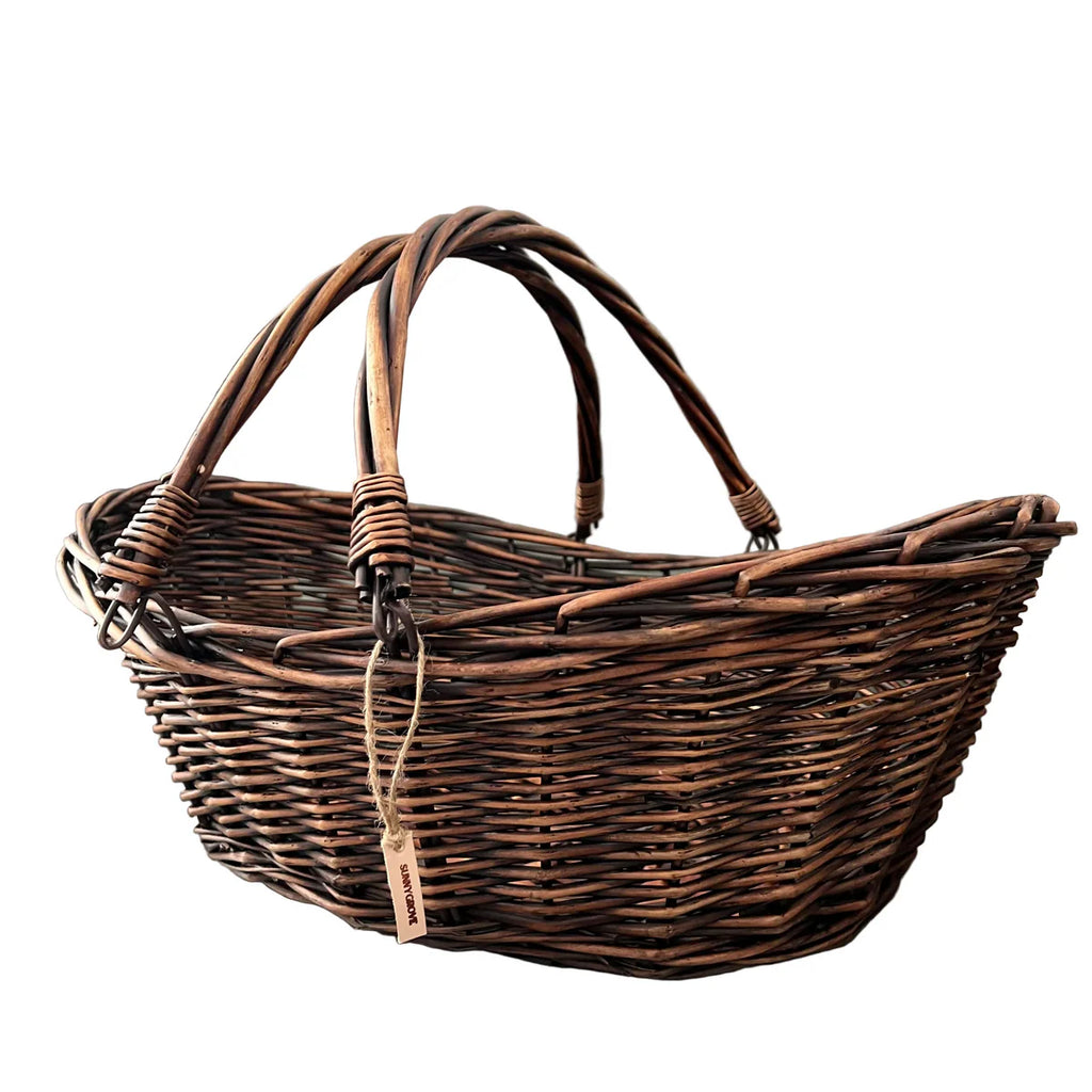 Heirloom Garden Trug/Basket - Eco-Friendly Basket for Harvesting - Available in Small or Large