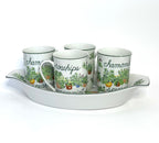 Vintage Victory Garden “Just Herbs” Mug Set – Taste Setter by Sigma