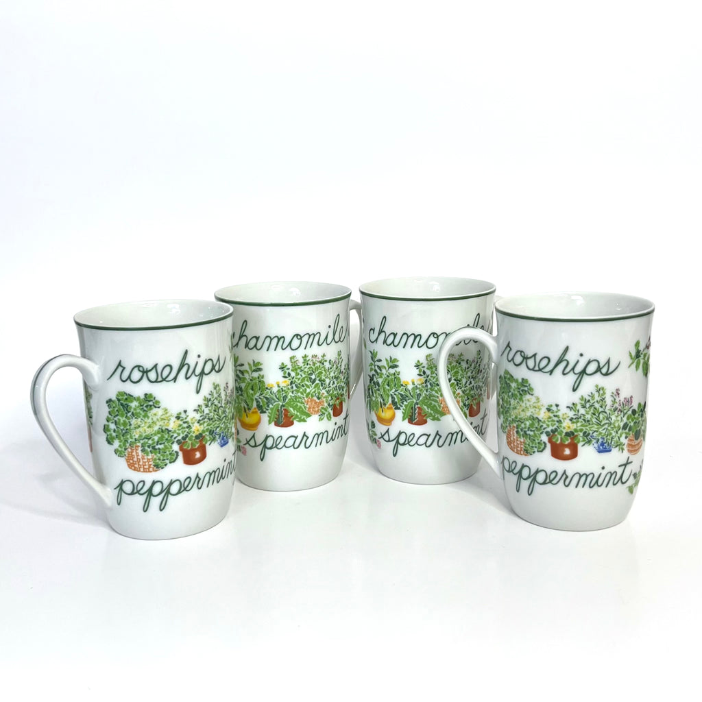 Vintage Victory Garden “Just Herbs” Mug Set – Taste Setter by Sigma