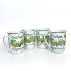 Vintage Victory Garden “Just Herbs” Mug Set – Taste Setter by Sigma