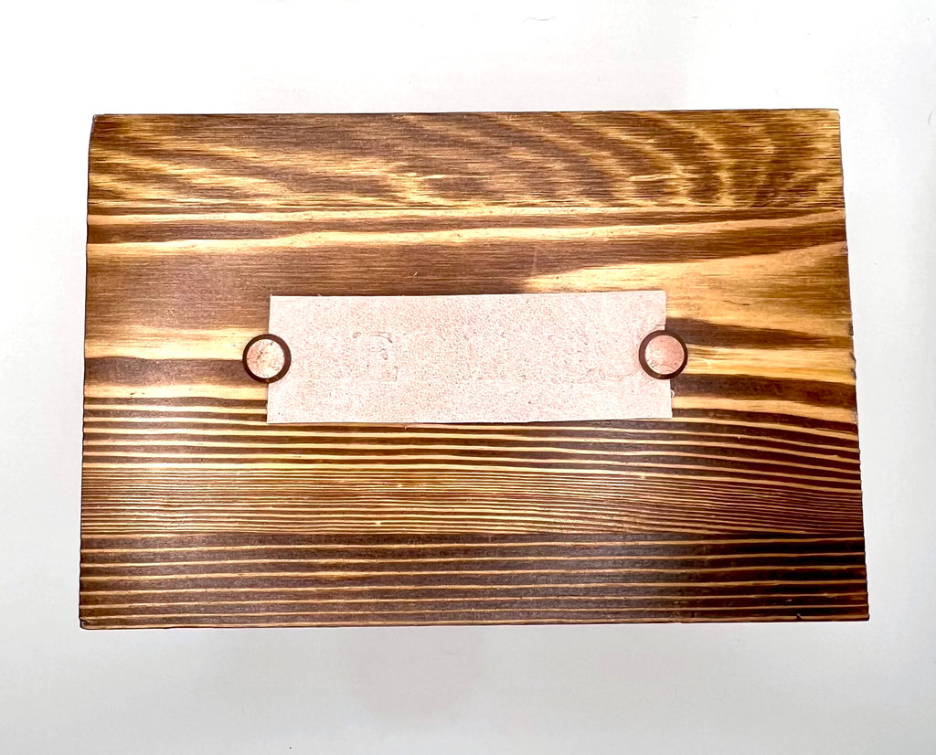 Heirloom Recipe Box – Acacia Wood with Leather Label, Dividers & Cards