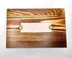 Heirloom Recipe Box – Acacia Wood with Leather Label, Dividers & Cards