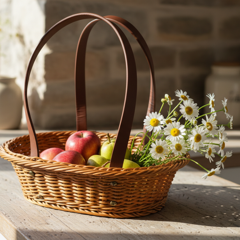 Heirloom Garden Trug/Basket - Eco-Friendly Basket for Harvesting - Available in Small or Large